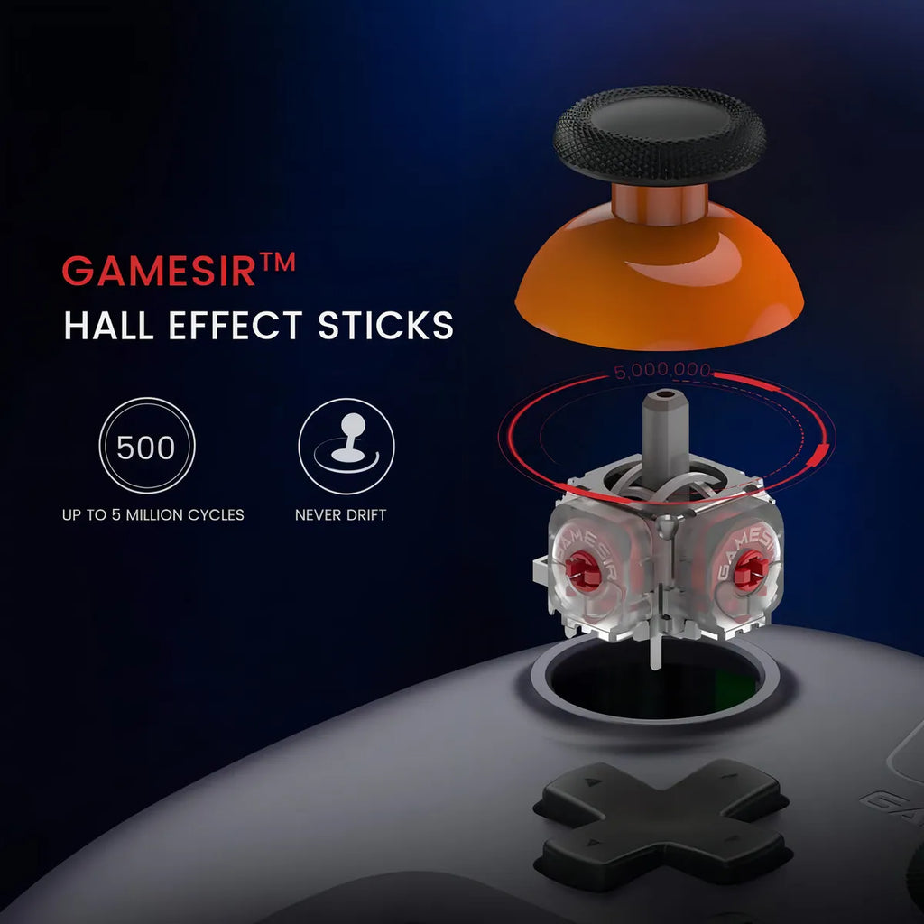 GameSir Control Gamer Inalámbrico – Precisión Profesional para PC, Android y Consolas | Baja Latencia y Máximo Control